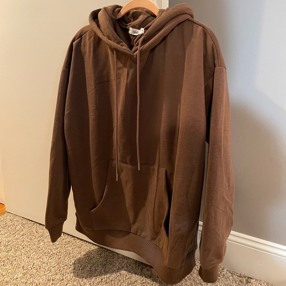 Brown hoodie
